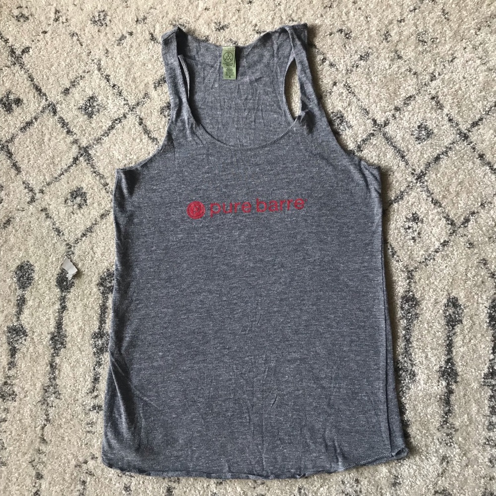 Pure Barre Grey w/ Red Tank M